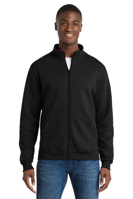 Port & Company PC78FZ Core Fleece Cadet Full-Zip Sweatshirt | Port & Co PC78FZ