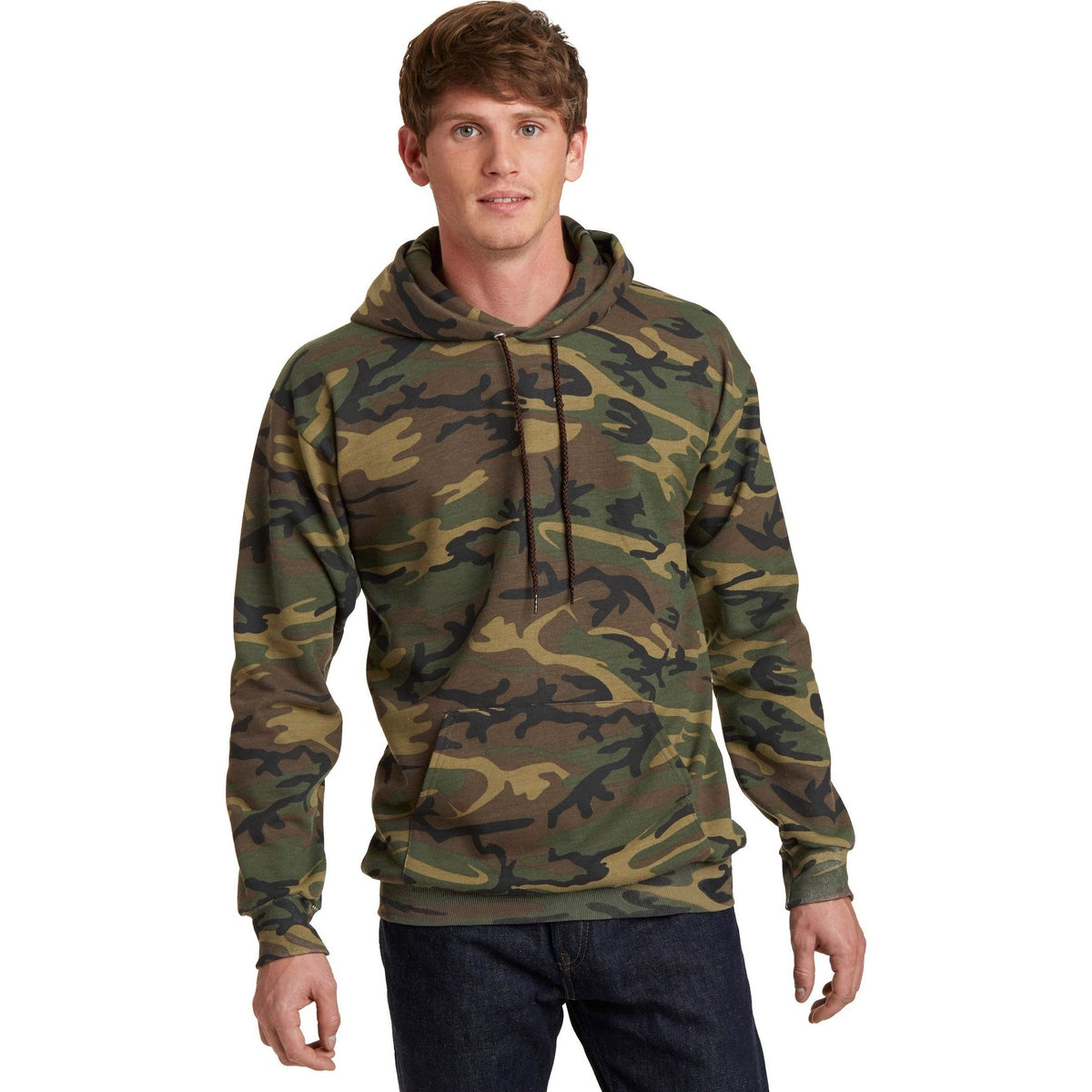 Port & Company ® Core Fleece Camo Pullover Hooded Sweatshirt. PC78HC - Port & Company PC78HC Sweatshirts/Fleece Port & Company Military Camo S