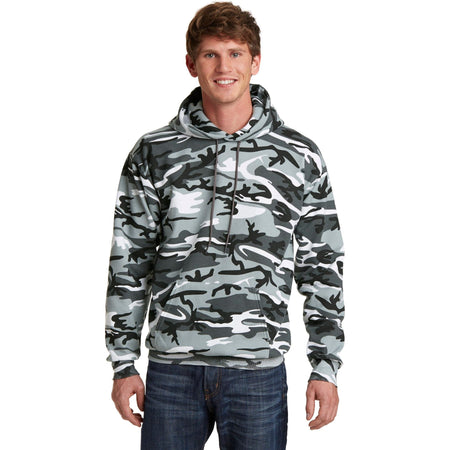 Port & Company ® Core Fleece Camo Pullover Hooded Sweatshirt. PC78HC - Port & Company PC78HC Sweatshirts/Fleece Port & Company Winter Camo S