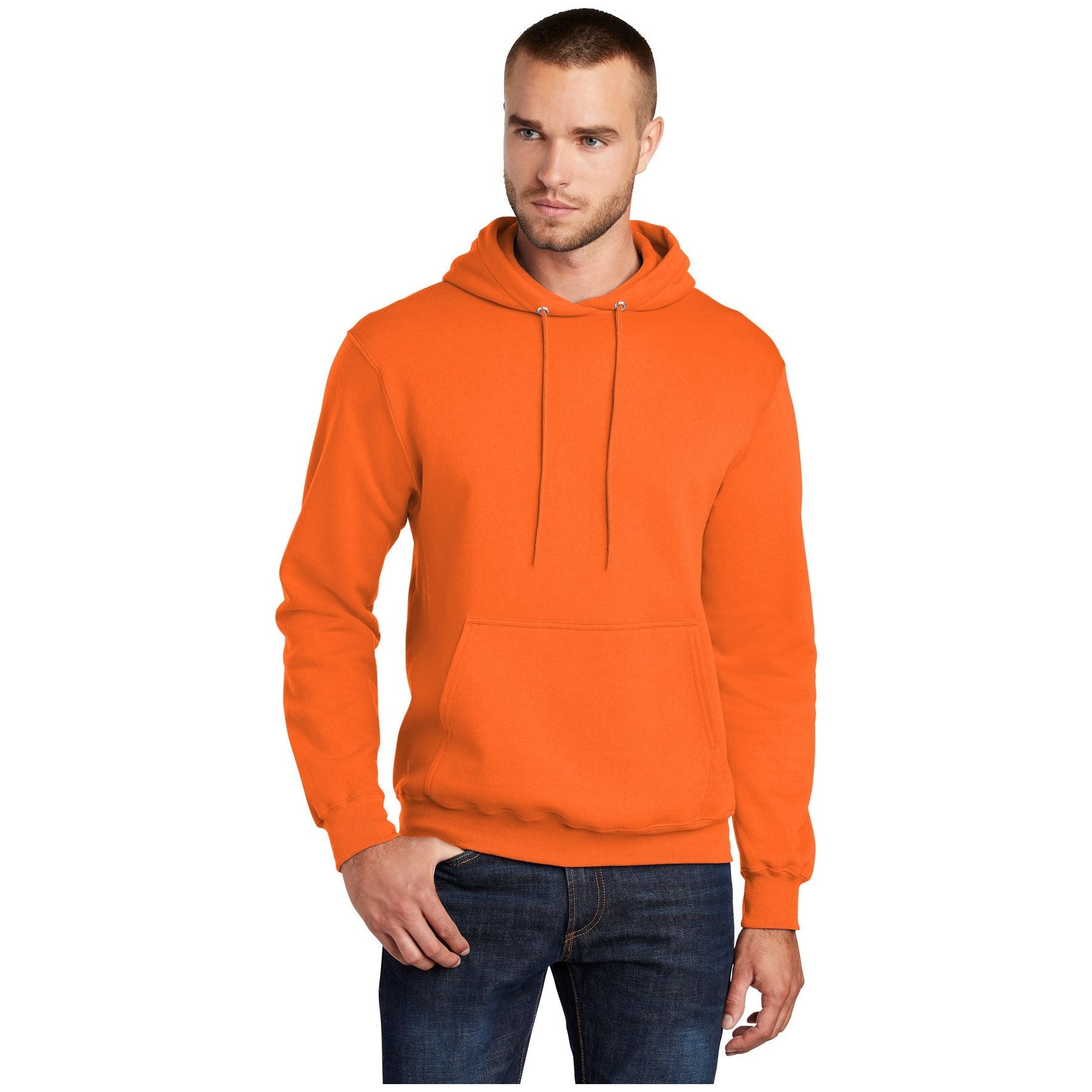 Port & Company ® Tall Core Fleece Pullover Hooded Sweatshirt PC78HT - Port & Company PC78HT Sweatshirts/Fleece Port & Company