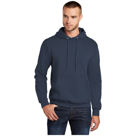 Port & Company ® Tall Core Fleece Pullover Hooded Sweatshirt PC78HT - Port & Company PC78HT Sweatshirts/Fleece Port & Company Navy LT