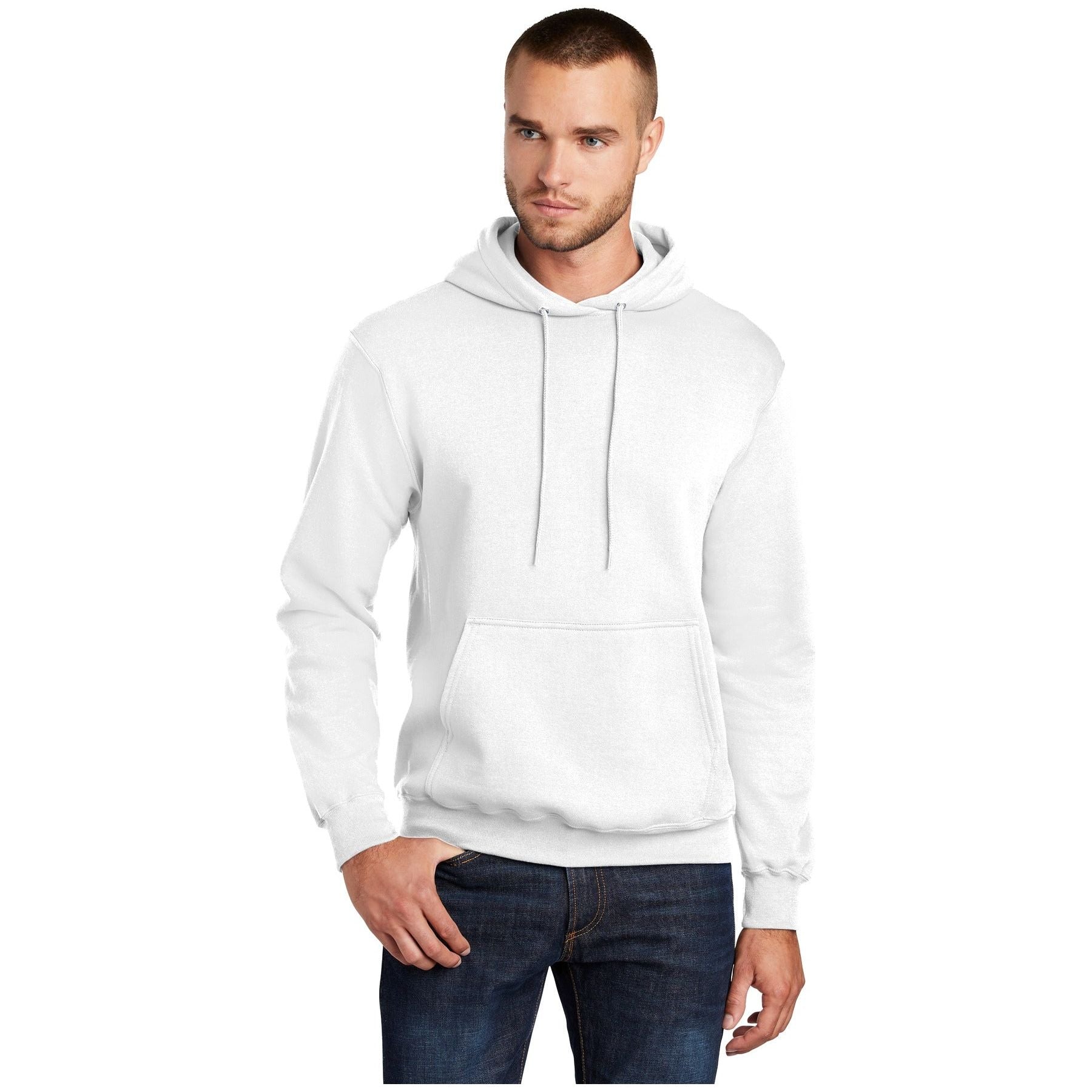 Port & Company ® Tall Core Fleece Pullover Hooded Sweatshirt PC78HT - Port & Company PC78HT Sweatshirts/Fleece Port & Company