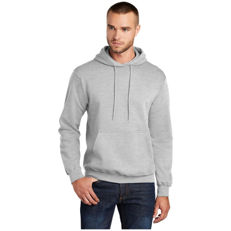 Port & Company ® - Core Fleece Pullover Hooded Sweatshirt. PC78H - Ash - Port & Company PC78H Sweatshirts/Fleece Port & Company Ash S