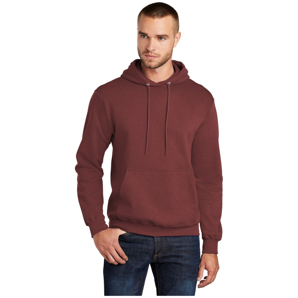 Port & Company ® - Core Fleece Pullover Hooded Sweatshirt. PC78H - Maroon - Port & Company PC78H Sweatshirts/Fleece Port & Company Maroon S