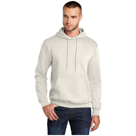 Port & Company ® - Core Fleece Pullover Hooded Sweatshirt. PC78H - Oatmeal Heather - Port & Company PC78H Sweatshirts/Fleece Port & Company Oatmeal Heather S