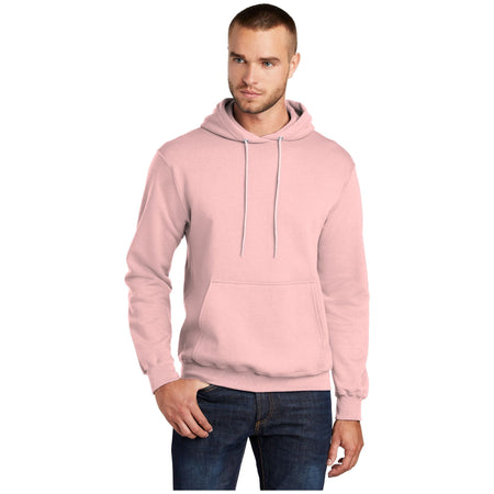 Port & Company ® - Core Fleece Pullover Hooded Sweatshirt. PC78H - Pale Blush - Port & Company PC78H Sweatshirts/Fleece Port & Company Pale Blush S