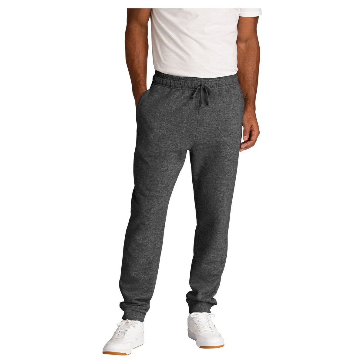 Port & Company ® Core Fleece Jogger. PC78J - Port & Company PC78J Bottoms Port & Company Dark Heather Grey S