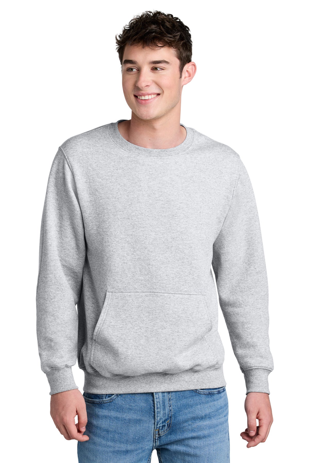 Port & Co ™  Core Fleece Crewneck Pocket Sweatshirt PC78PKT - Port & Co PC78PKT