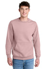 Port & Company PC78PKT Core Fleece Crewneck Pocket Sweatshirt | Port & Co PC78PKT