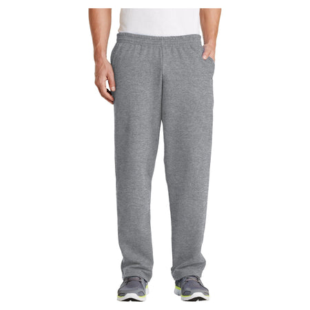 Port & Company ® - Core Fleece Sweatpant with Pockets. PC78P - Port & Company PC78P Bottoms Port & Company Athletic Heather S