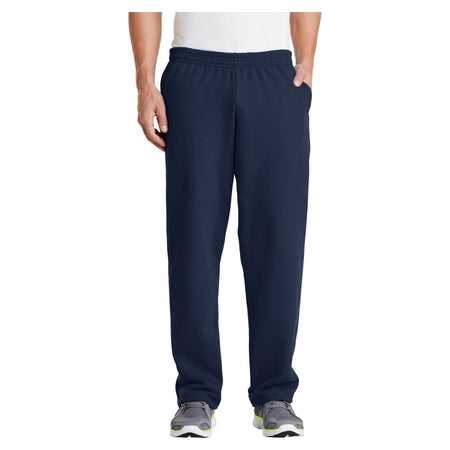 Port & Company ® - Core Fleece Sweatpant with Pockets. PC78P - Port & Company PC78P Bottoms Port & Company Navy S