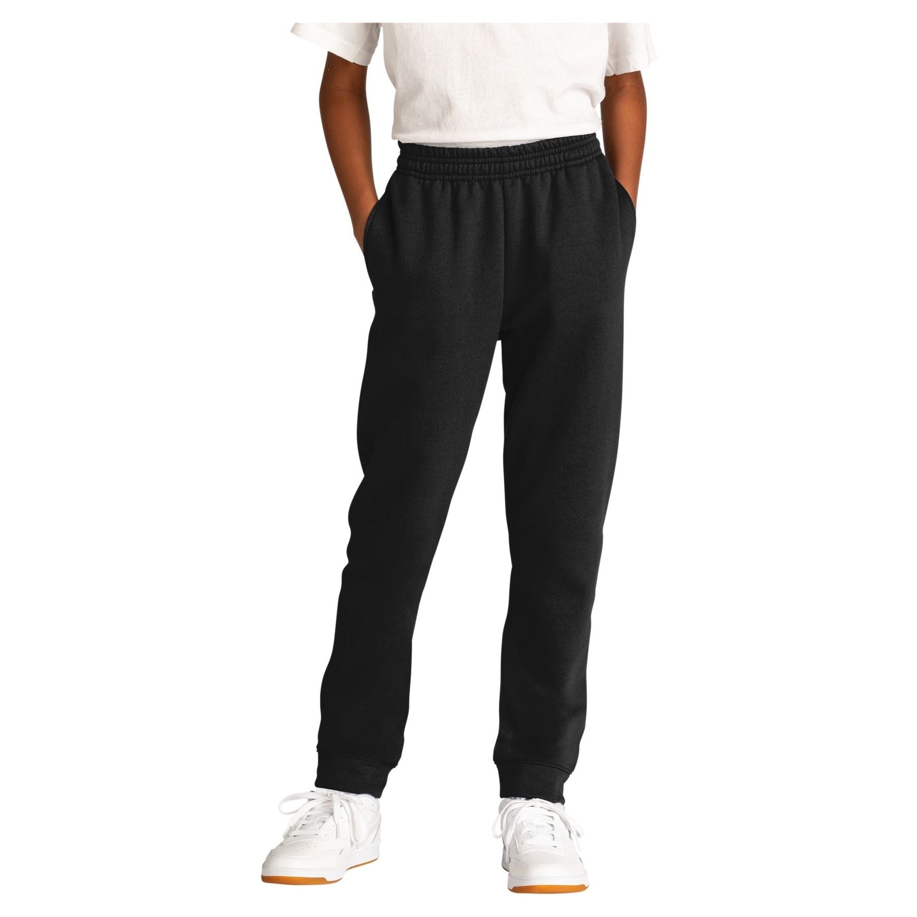 Port & Company ® Youth Core Fleece Jogger. PC78YJ - Port & Company PC78YJ Bottoms Port & Company Jet Black XS