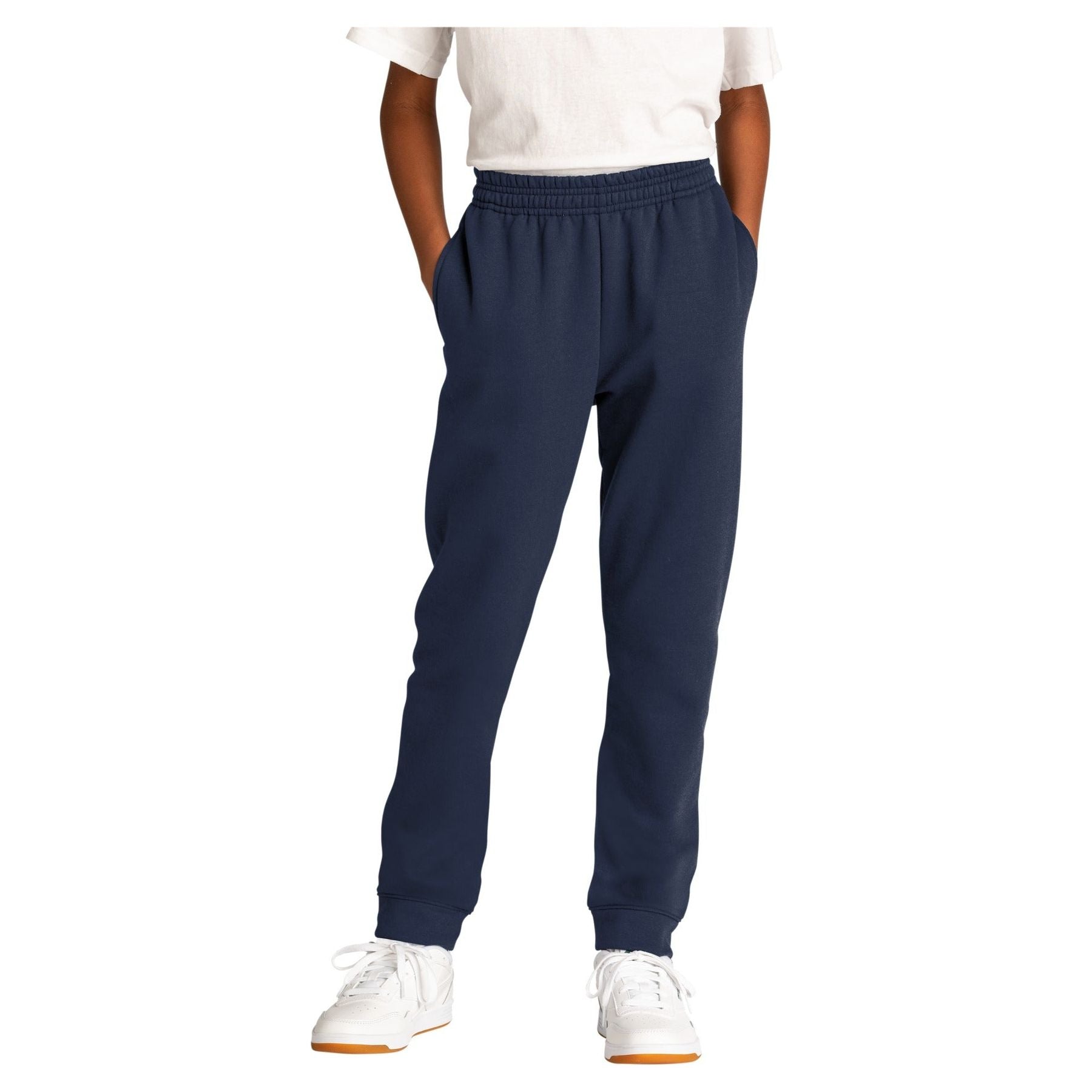 Port & Company ® Youth Core Fleece Jogger. PC78YJ - Port & Company PC78YJ Bottoms Port & Company Navy XS