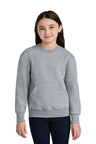 Port & Company PC78YPKT Youth Core Fleece Crewneck Pocket Sweatshirt | Port & Co PC78YPKT
