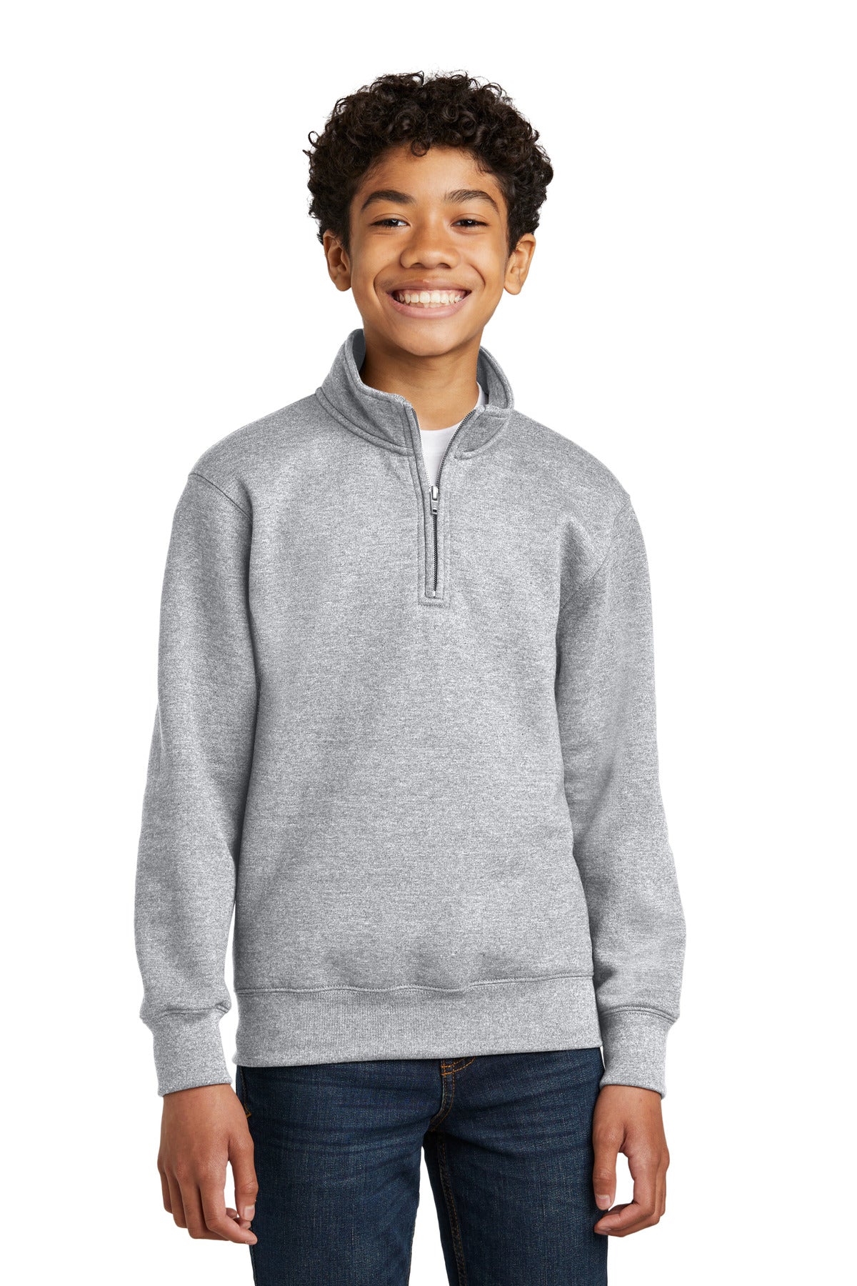 Port & Company PC78YQ Youth Core Fleece 1/4-Zip Pullover Sweatshirt | Port & Co PC78YQ