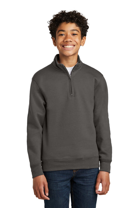 Port & Co ™  Youth Core Fleece 1/4-Zip Pullover Sweatshirt PC78YQ - Port & Company PC78YQ