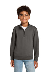 Port & Company PC78YQ Youth Core Fleece 1/4-Zip Pullover Sweatshirt | Port & Co PC78YQ