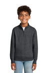 Port & Company PC78YQ Youth Core Fleece 1/4-Zip Pullover Sweatshirt | Port & Co PC78YQ