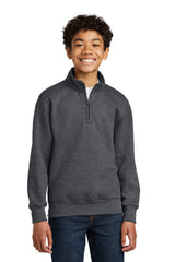 Port & Company PC78YQ Youth Core Fleece 1/4-Zip Pullover Sweatshirt | Port & Co PC78YQ