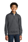 Port & Company PC78YQ Youth Core Fleece 1/4-Zip Pullover Sweatshirt | Port & Co PC78YQ