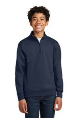 Port & Co ™  Youth Core Fleece 1/4-Zip Pullover Sweatshirt PC78YQ - Port & Co PC78YQ