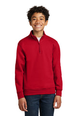 Port & Co ™  Youth Core Fleece 1/4-Zip Pullover Sweatshirt PC78YQ - Port & Co PC78YQ