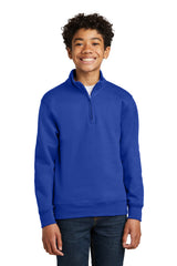 Port & Company PC78YQ Youth Core Fleece 1/4-Zip Pullover Sweatshirt | Port & Co PC78YQ