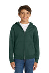 Port & Company PC78YZH Youth Core Fleece Full-Zip Hooded Sweatshirt | Port & Co PC78YZH
