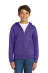 Port & Company PC78YZH Youth Core Fleece Full-Zip Hooded Sweatshirt | Port & Co PC78YZH