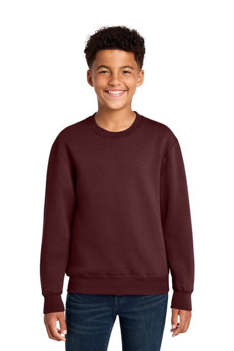 Port & Company PC78Y Youth Core Fleece Crewneck Sweatshirt | Port & Co PC78Y