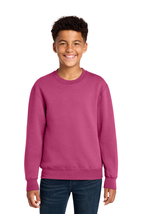 Port & Company PC78Y Youth Core Fleece Crewneck Sweatshirt | Port & Co PC78Y