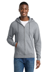 Port & Co ™  Core Fleece Full-Zip Hooded Sweatshirt. PC78ZH - Port & Company PC78ZH