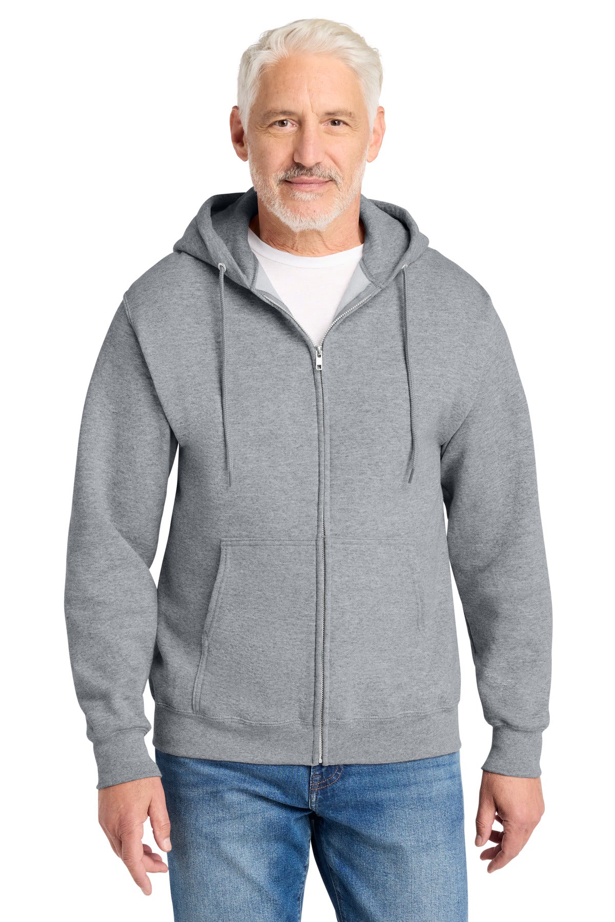 Port & Company PC78ZH Core Fleece Full-Zip Hooded Sweatshirt | Port & Co PC78ZH