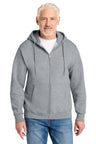 Port & Company PC78ZH Core Fleece Full-Zip Hooded Sweatshirt | Port & Co PC78ZH
