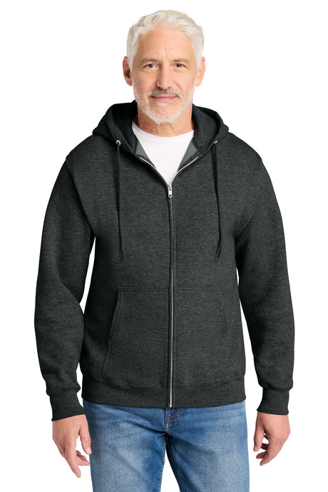 Port & Company PC78ZH Core Fleece Full-Zip Hooded Sweatshirt | Port & Co PC78ZH