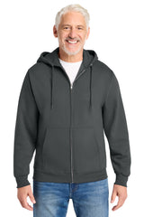 Port & Company PC78ZH Core Fleece Full-Zip Hooded Sweatshirt | Port & Co PC78ZH