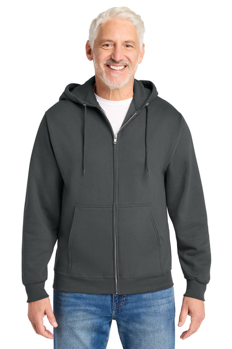 Port & Company PC78ZH Core Fleece Full-Zip Hooded Sweatshirt | Port & Co PC78ZH