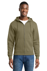Port & Company PC78ZH Core Fleece Full-Zip Hooded Sweatshirt | Port & Co PC78ZH