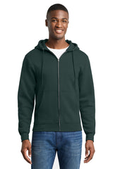Port & Company PC78ZH Core Fleece Full-Zip Hooded Sweatshirt | Port & Co PC78ZH