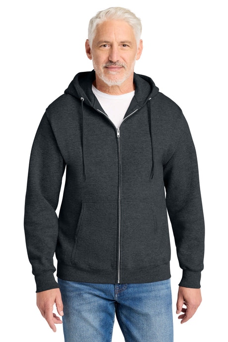 Port & Company PC78ZH Core Fleece Full-Zip Hooded Sweatshirt | Port & Co PC78ZH