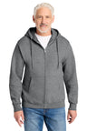 Port & Company PC78ZH Core Fleece Full-Zip Hooded Sweatshirt | Port & Co PC78ZH