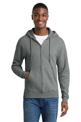 Port & Co ™  Core Fleece Full-Zip Hooded Sweatshirt. PC78ZH - Port & Co PC78ZH