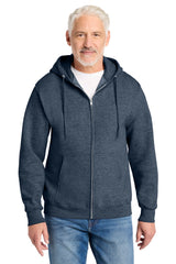 Port & Company PC78ZH Core Fleece Full-Zip Hooded Sweatshirt | Port & Co PC78ZH