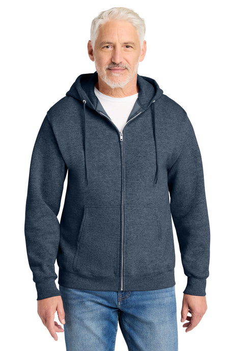 Port & Company PC78ZH Core Fleece Full-Zip Hooded Sweatshirt | Port & Co PC78ZH