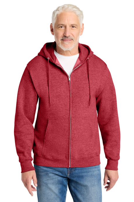 Port & Company PC78ZH Core Fleece Full-Zip Hooded Sweatshirt | Port & Co PC78ZH