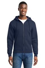 Port & Company PC78ZH Core Fleece Full-Zip Hooded Sweatshirt | Port & Co PC78ZH