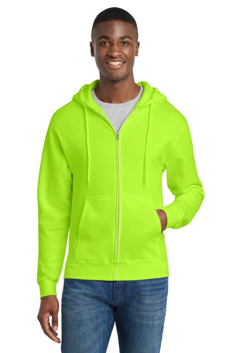 Port & Company PC78ZH Core Fleece Full-Zip Hooded Sweatshirt | Port & Co PC78ZH