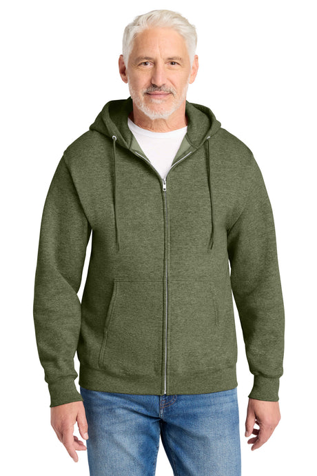 Port & Company PC78ZH Core Fleece Full-Zip Hooded Sweatshirt | Port & Co PC78ZH