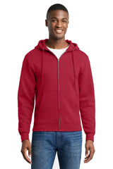 Port & Company PC78ZH Core Fleece Full-Zip Hooded Sweatshirt | Port & Co PC78ZH