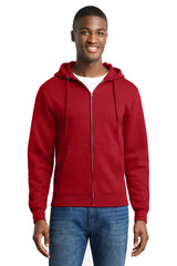 Port & Company PC78ZH Core Fleece Full-Zip Hooded Sweatshirt | Port & Co PC78ZH